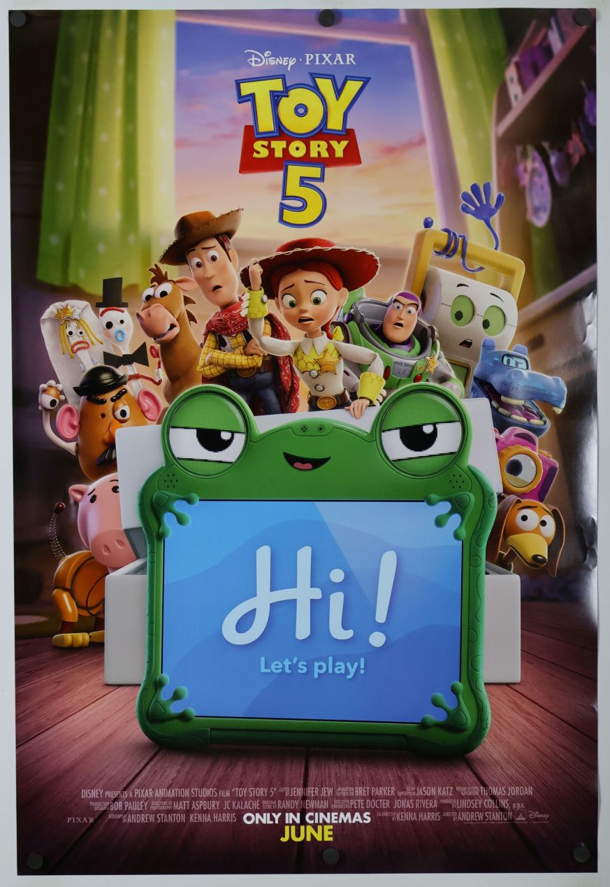 Toy Story 5 (2026) original theatrical movie poster - International Final