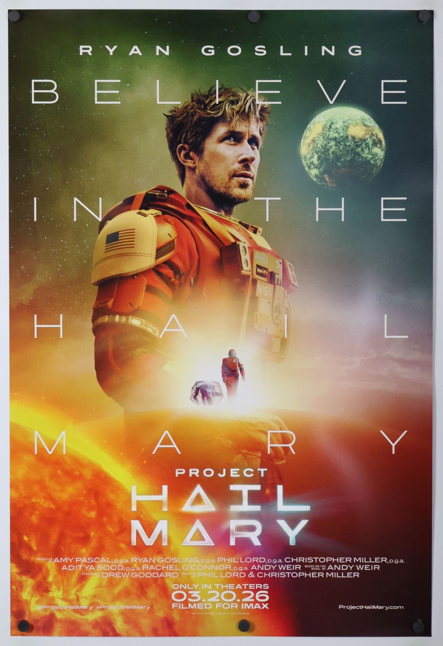 Project Hail Mary (2026) original theatrical movie poster - Final