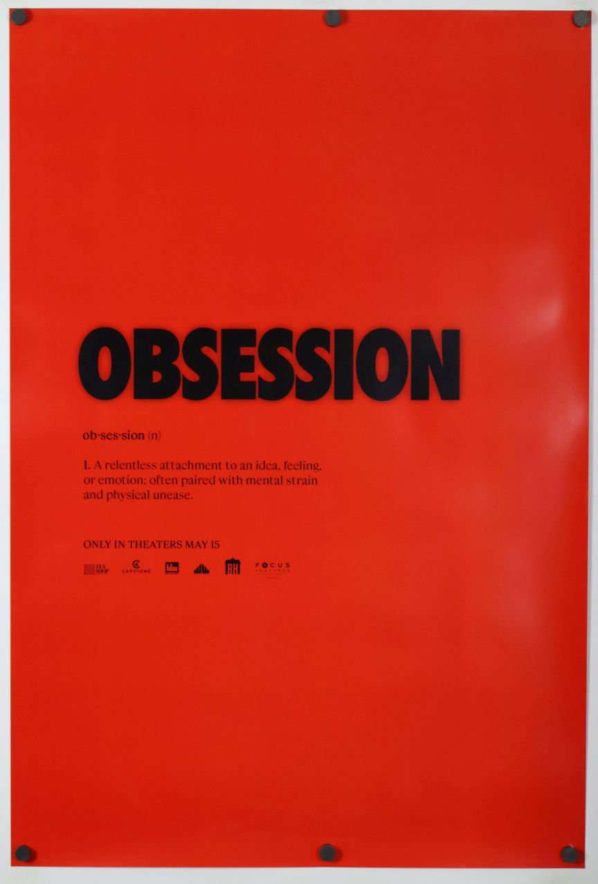 Obsession (2025) original theatrical movie poster - Advance