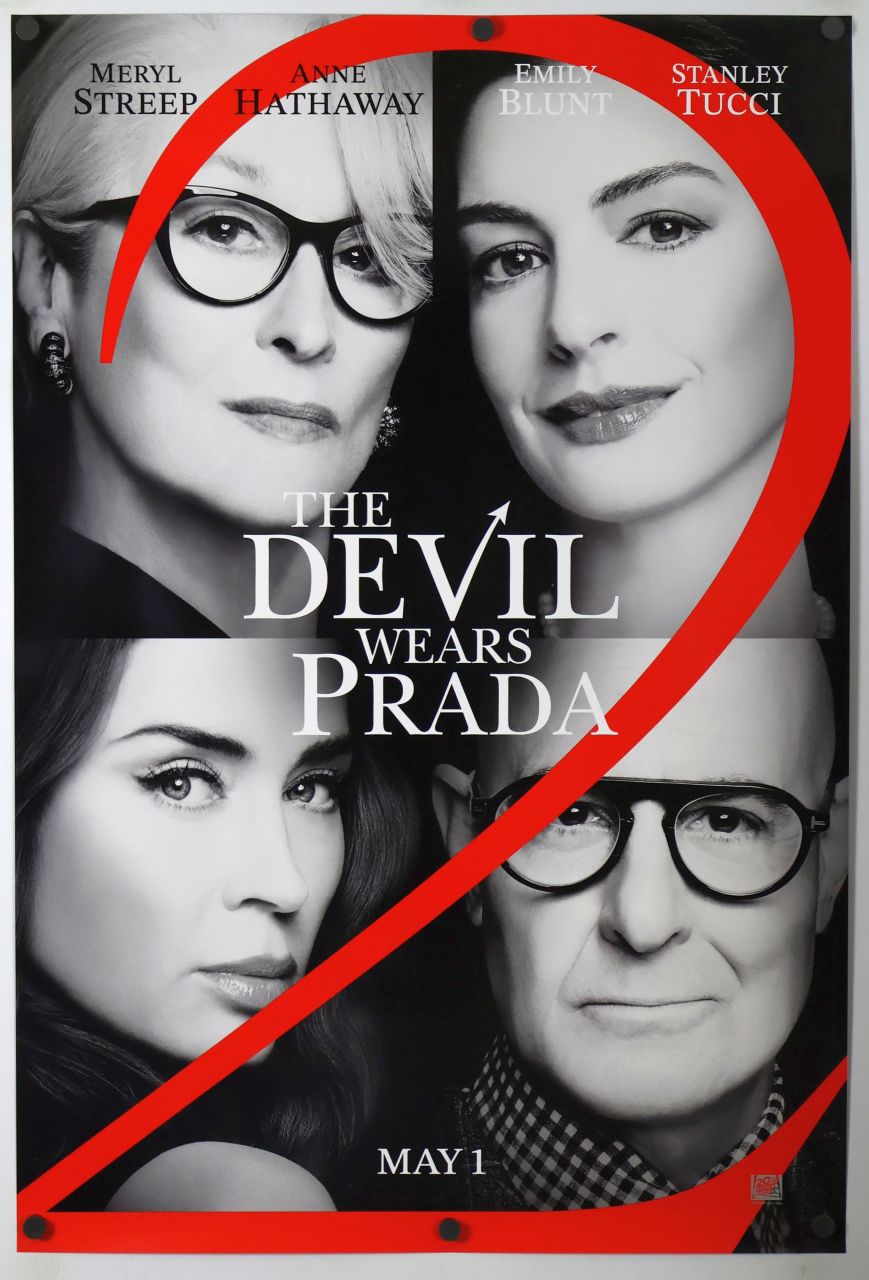The Devil Wears Prada 2 (2026) original theatrical movie poster - Advance Style B