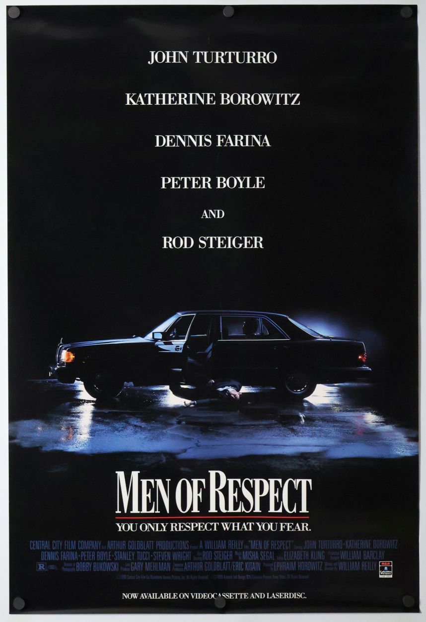 Men of Respect (1991) original theatrical movie poster - Video