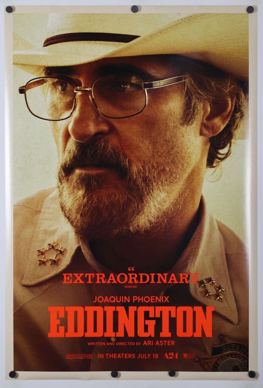 Eddington (2025) original theatrical movie poster - Advance Style C