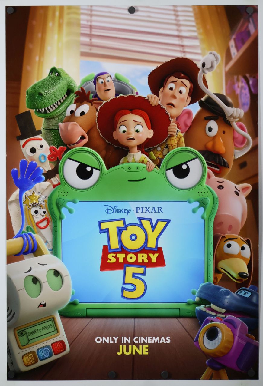 Toy Story 5 (2026) original theatrical movie poster - International Advance B