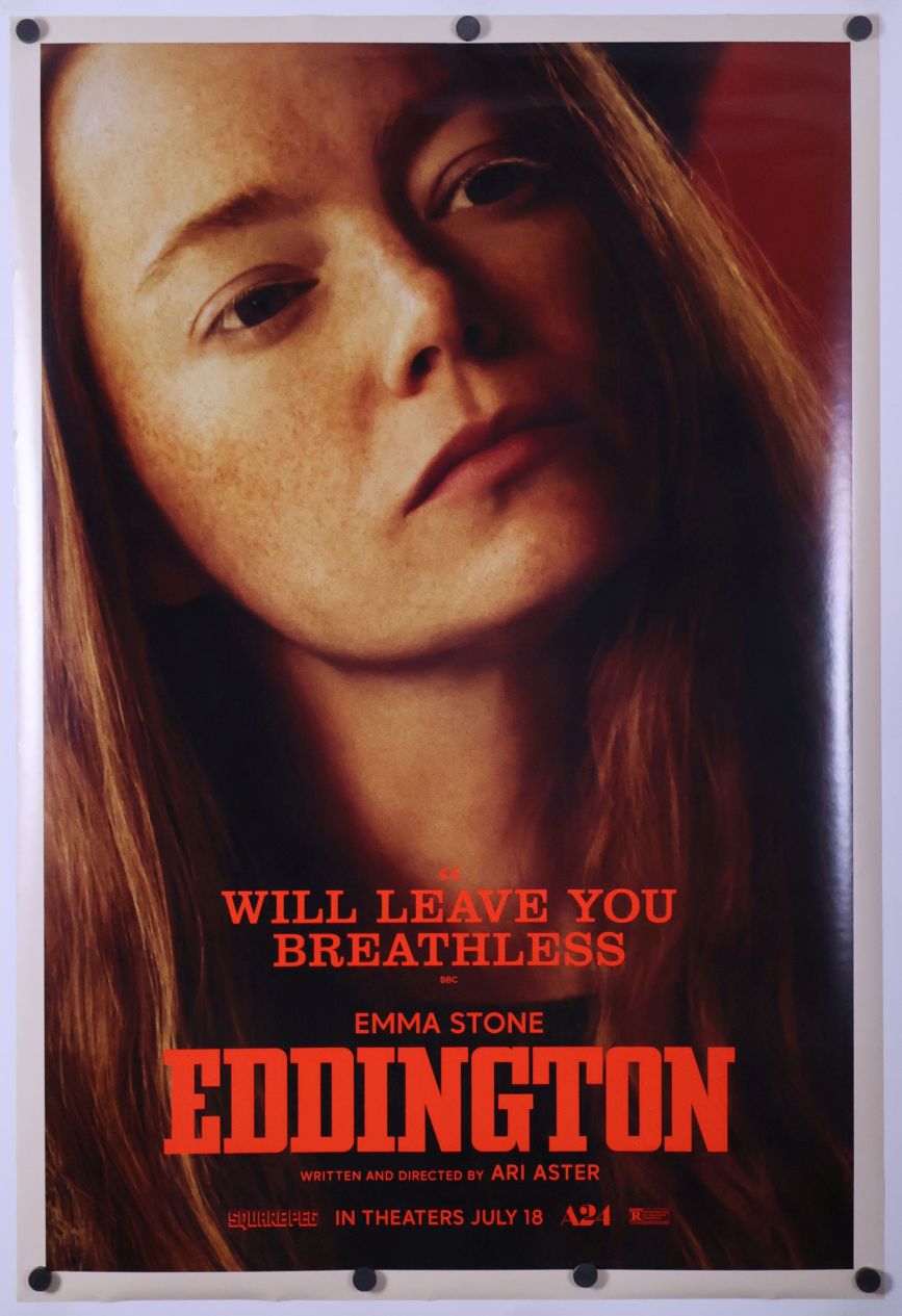 Eddington (2025) original theatrical movie poster - Advance Style D