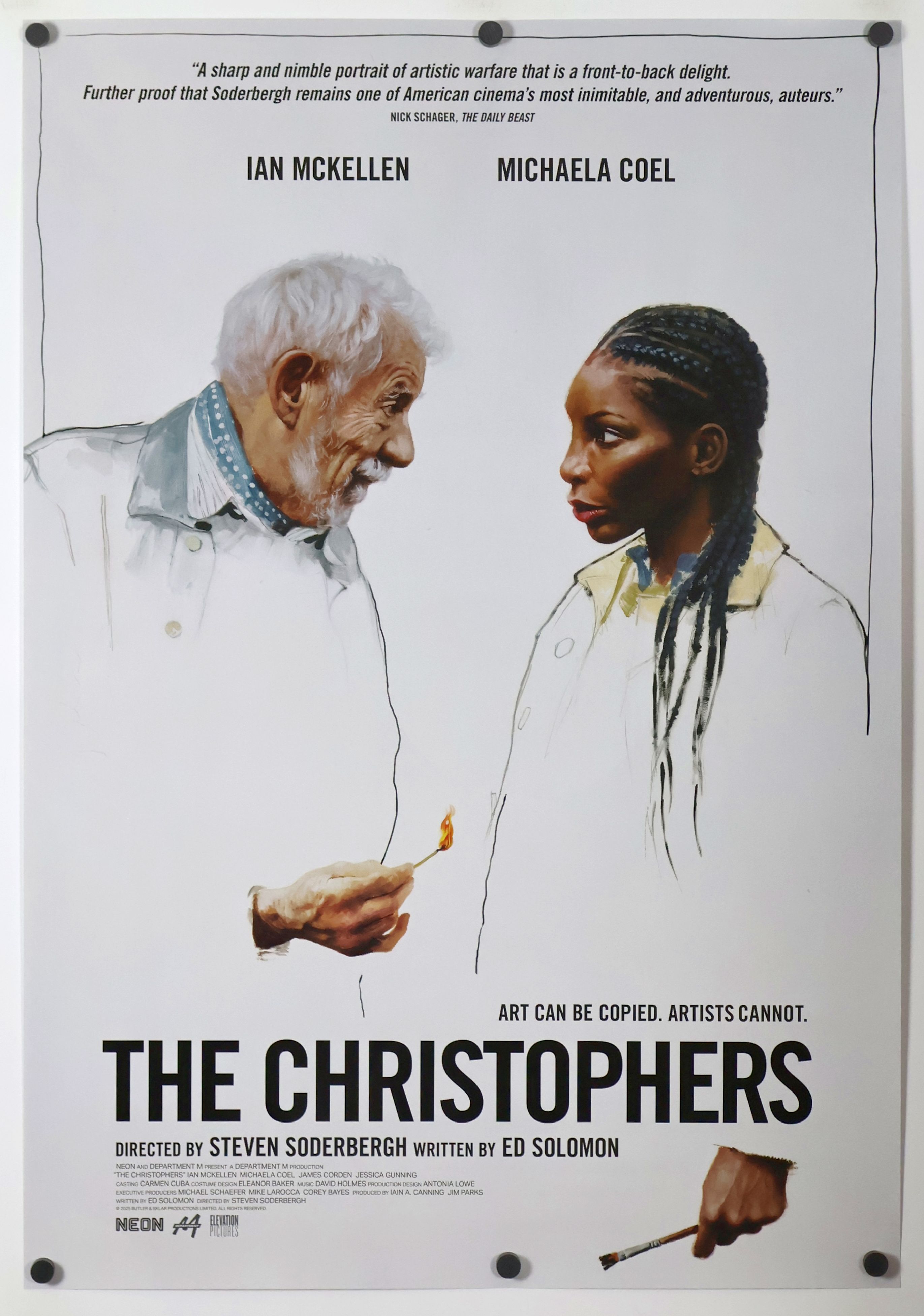 The Christophers (2025) original theatrical movie poster - Final