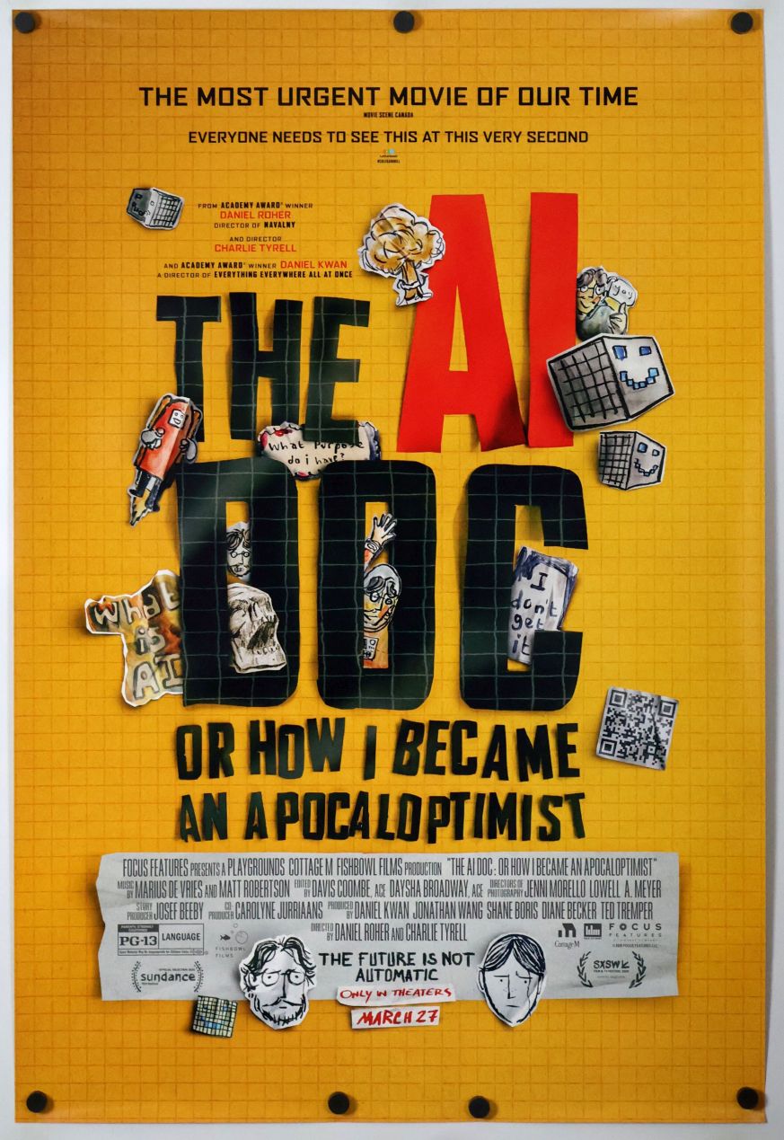 The AI Doc: Or How I Became an Apocaloptimist (2026) original theatrical movie poster - Final