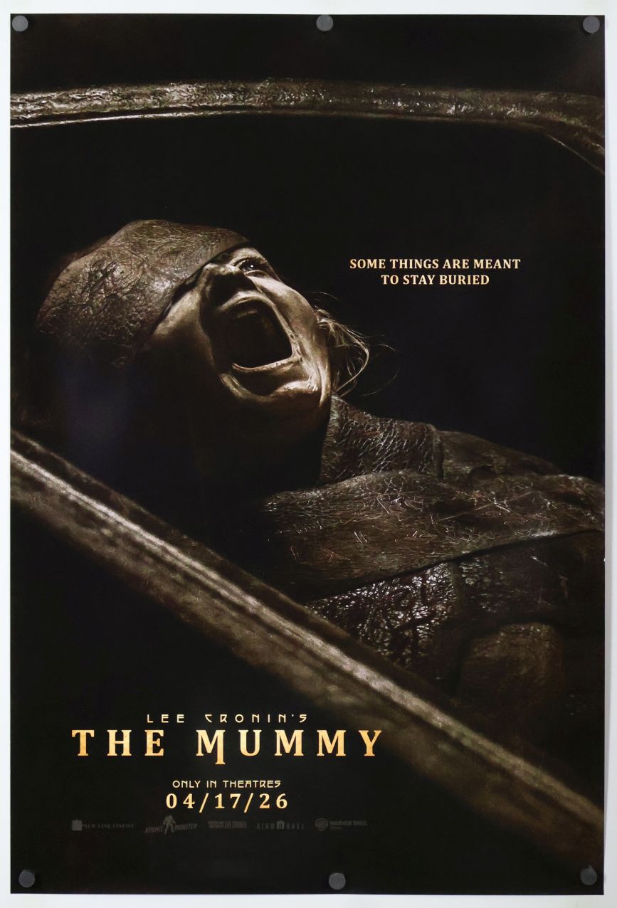 Lee Cronin's The Mummy (2026) original theatrical movie poster - Final