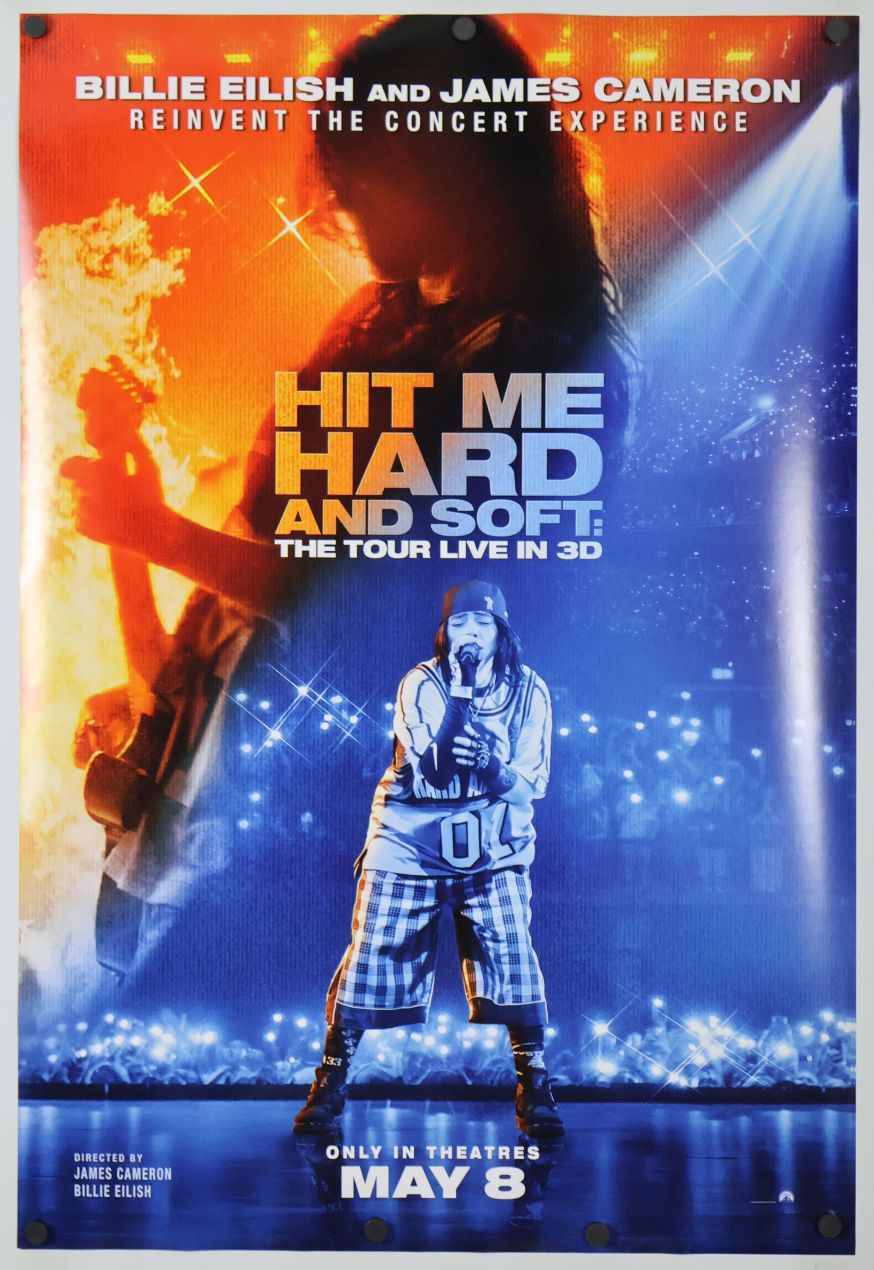Billie Eilish: Hit Me Hard and Soft - The Tour (Live in 3D) (2026) original theatrical movie poster - Advance