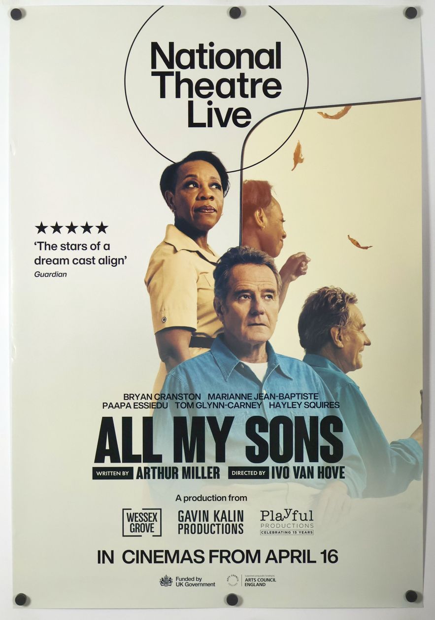NT Live: All My Sons (2026) original theatrical movie poster - Final