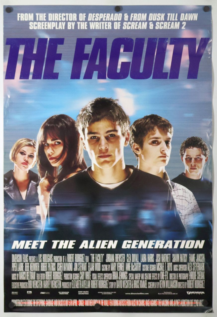 The Faculty (1998) original theatrical movie poster - International