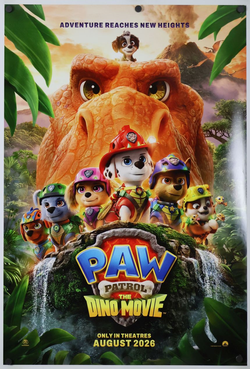 Paw Patrol 3 (2026) original theatrical movie poster - Advance