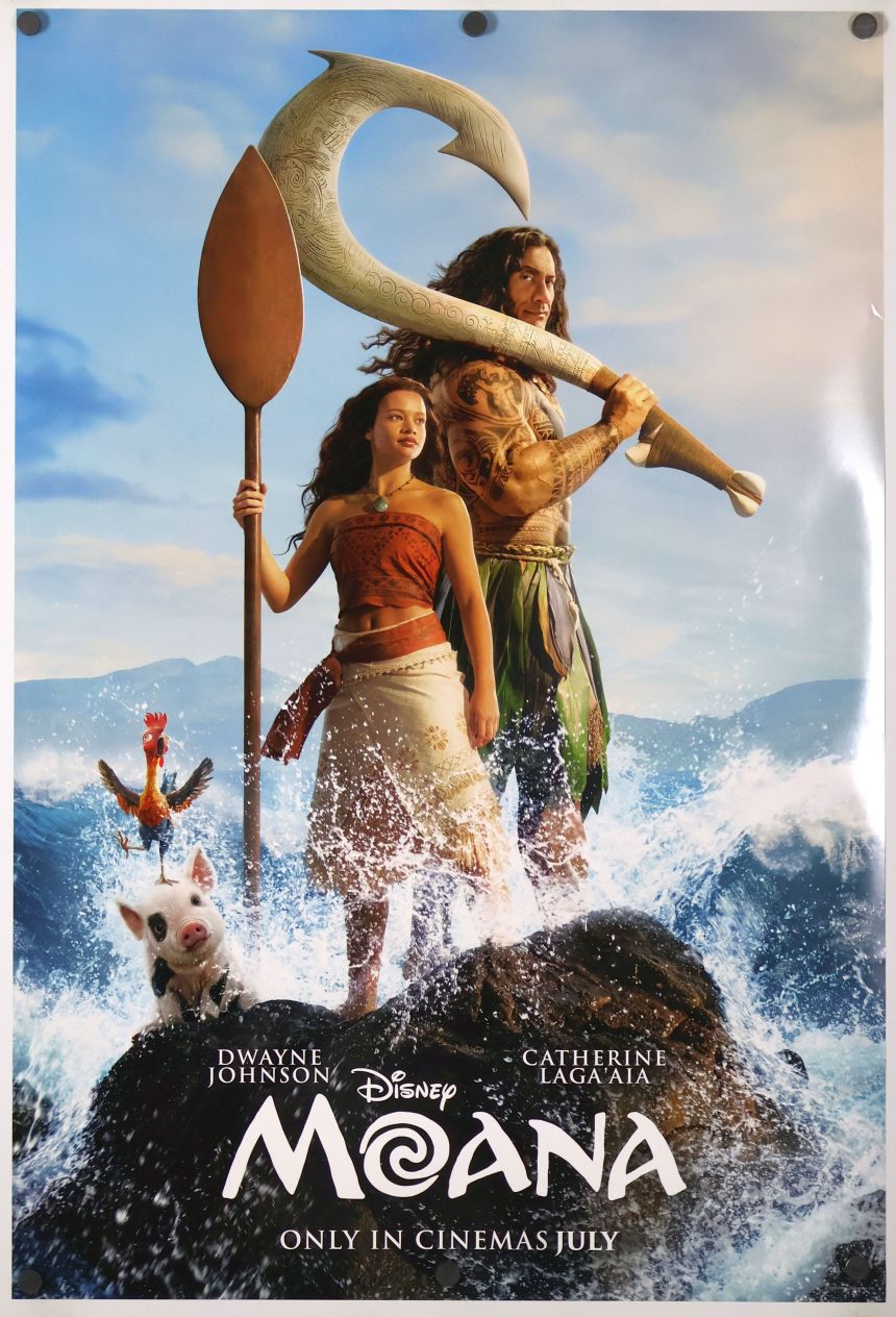 Moana (2026) original theatrical movie poster - International Advance B
