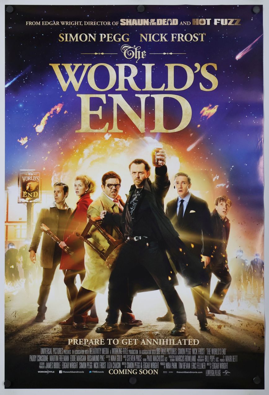 The World's End (2013) original theatrical movie poster - International Final