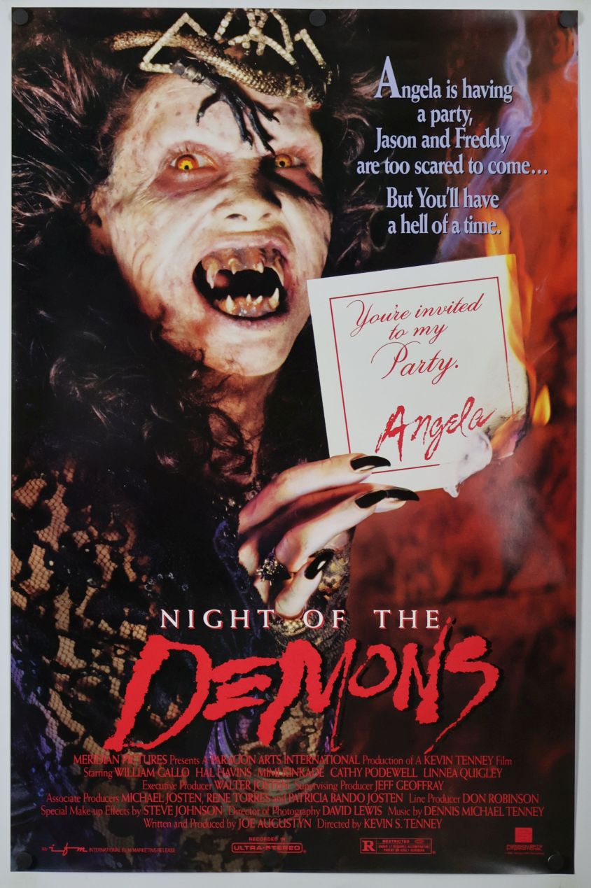 Night of the Demons (1988) original theatrical movie poster - Final