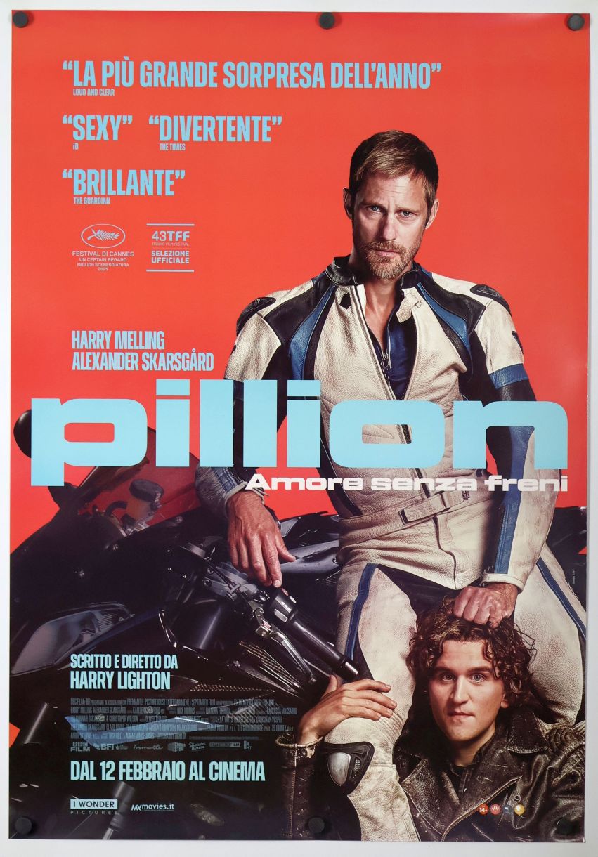 Pillion (2026) original theatrical movie poster - Final