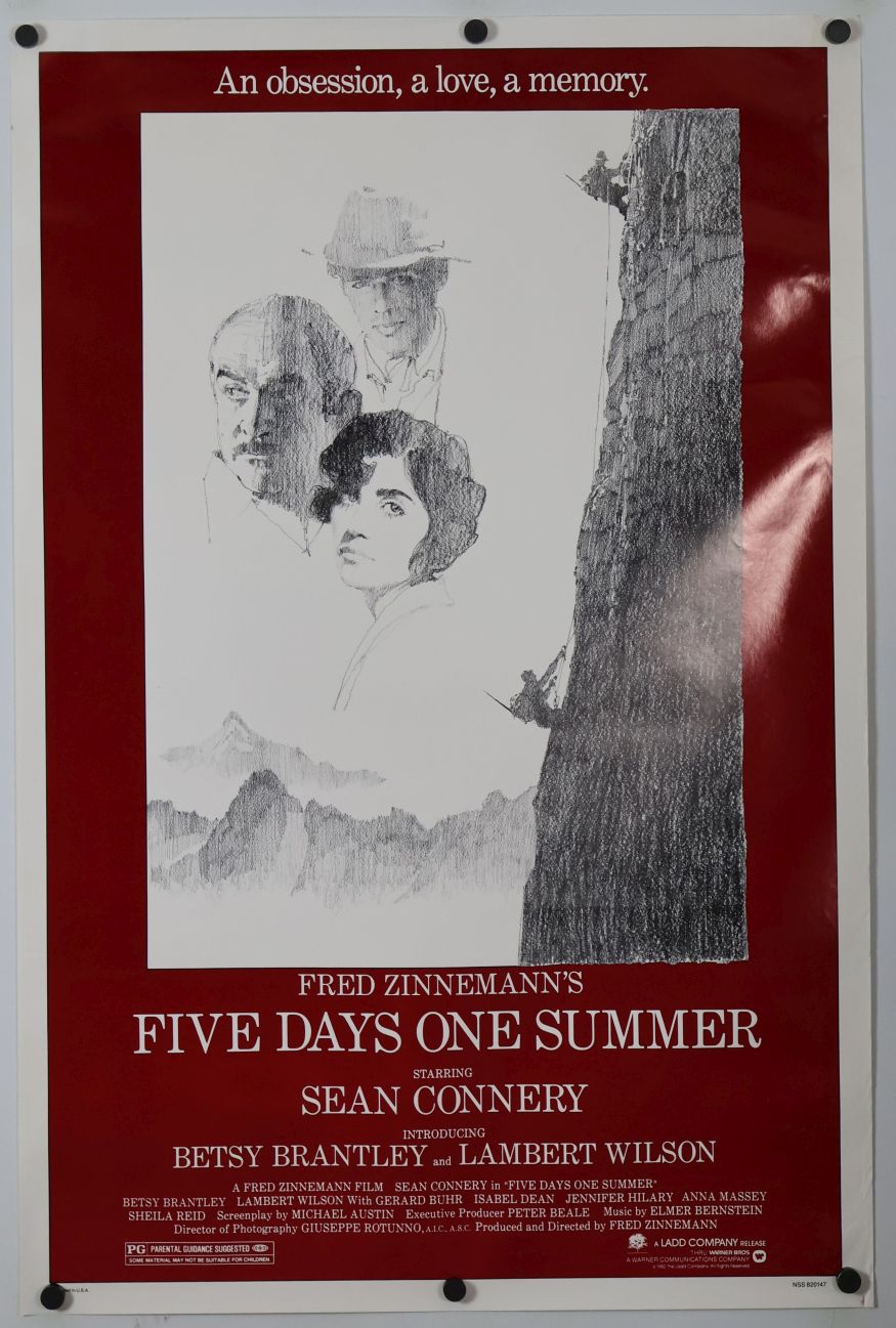 Five Days One Summer (1982) original theatrical movie poster - Final
