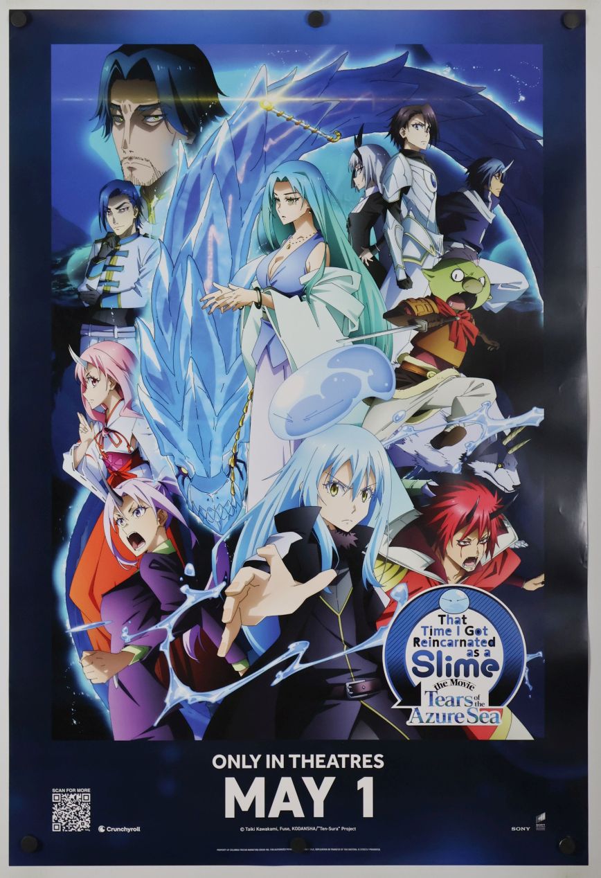 That Time I Got Reincarnated as a Slime the Movie: Tears of the Azure Sea (2026) original theatrical movie poster - Final