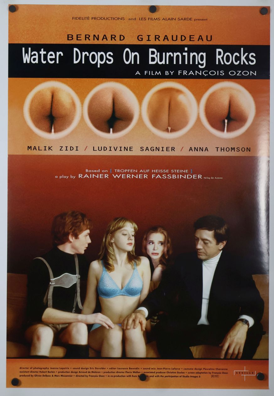 Water Drops on Burning Rocks (2002) original theatrical movie poster - Final