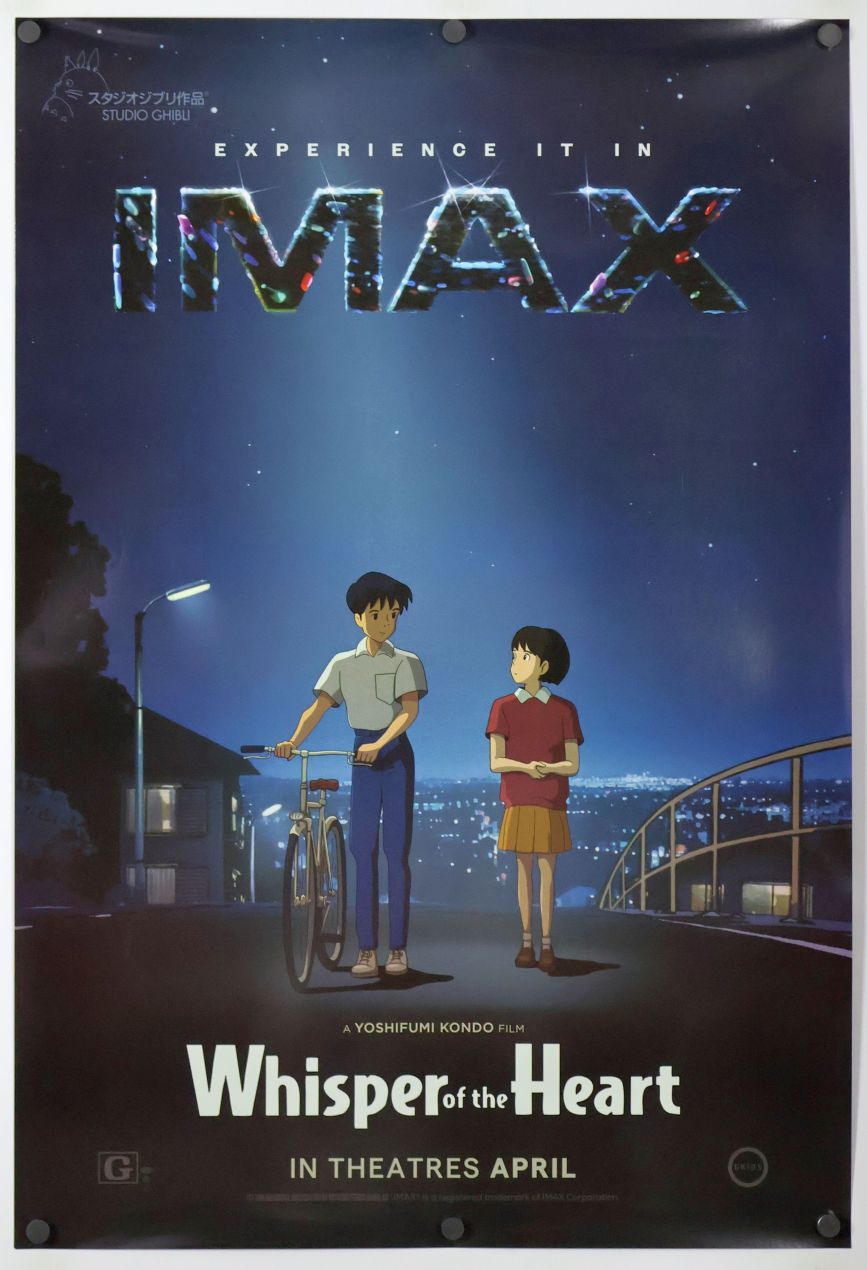 Whisper of the Heart (2026) original theatrical movie poster - International Re-release IMAX