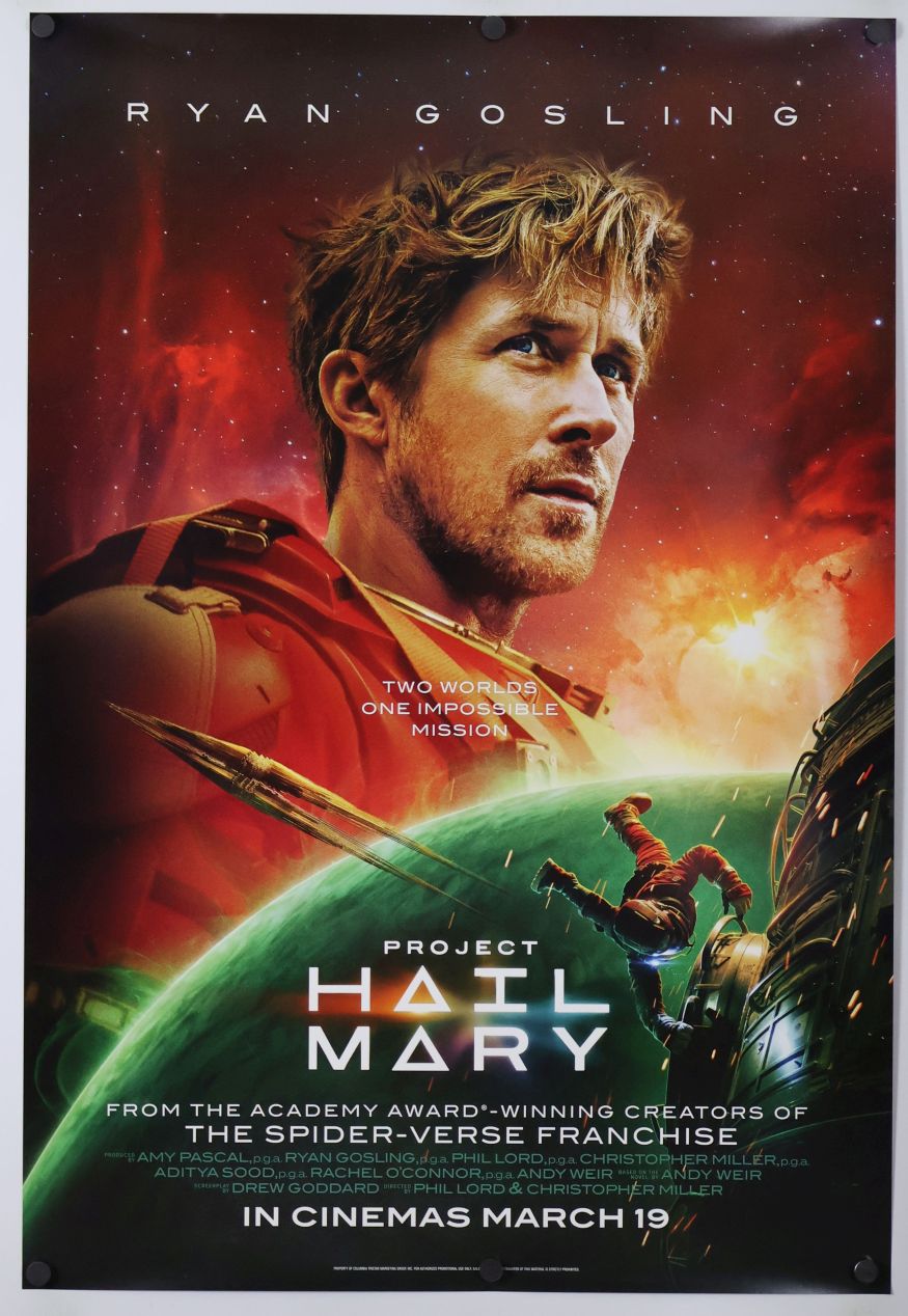 Project Hail Mary (2026) original theatrical movie poster - International Final