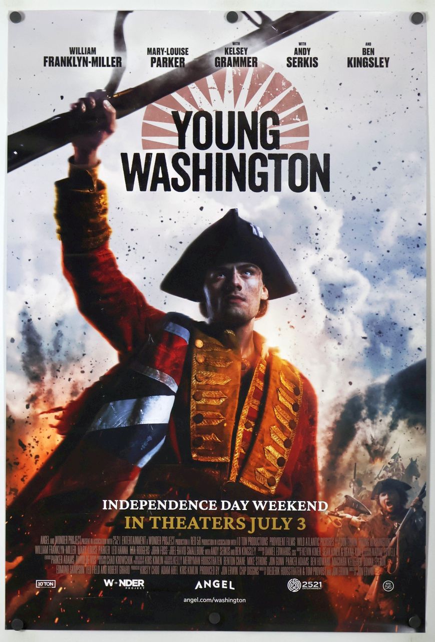 Young Washington (2026) original theatrical movie poster - Final