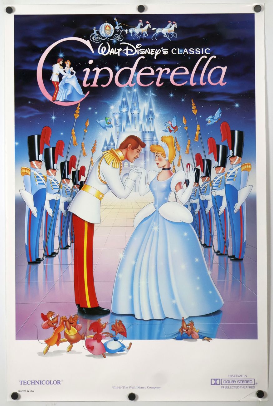 Cinderella (1987) original theatrical movie poster - Re-Release
