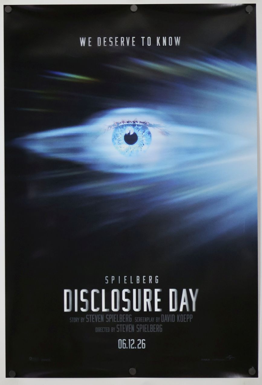 Disclosure Day (2026) original theatrical movie poster - Advance Style C