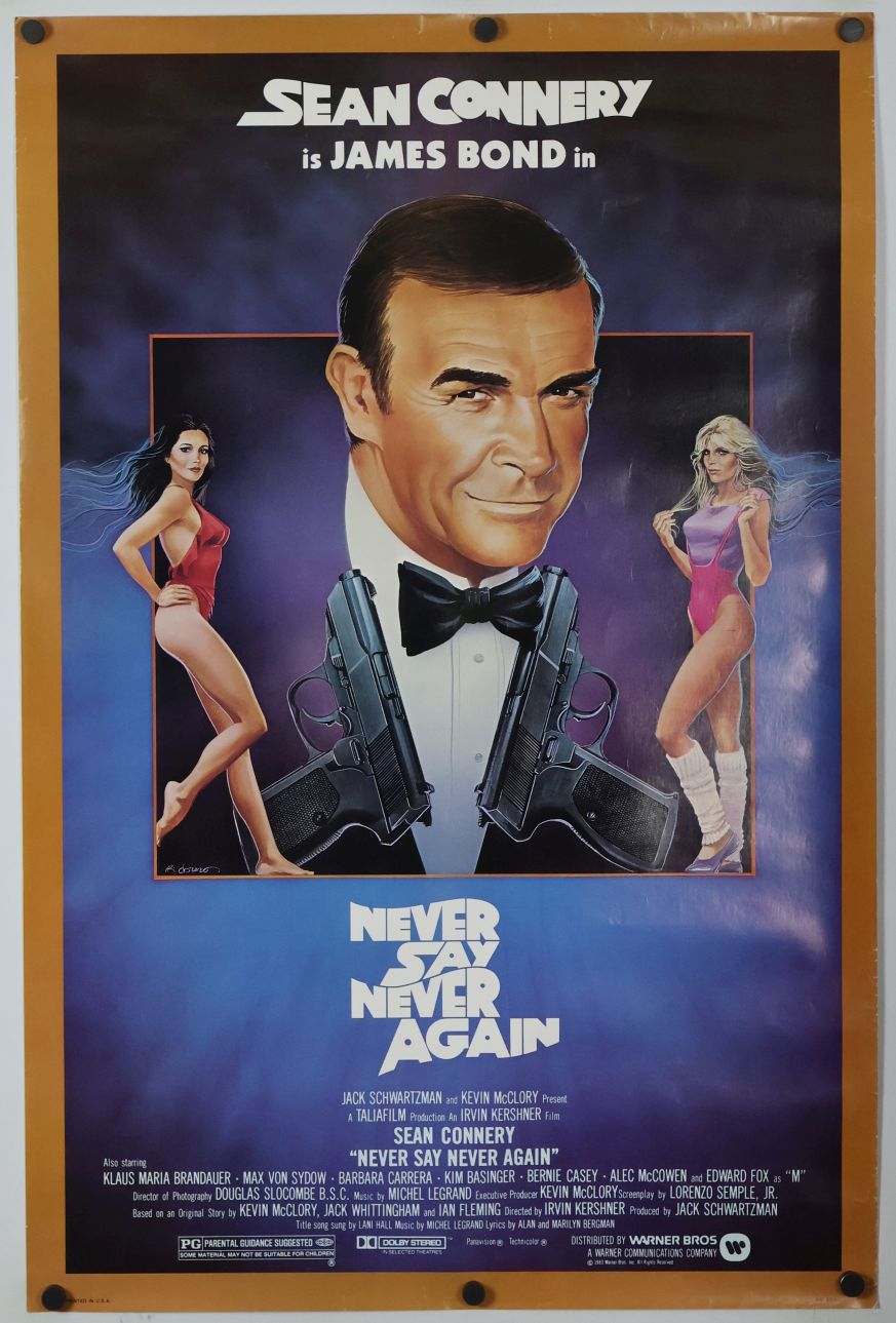 Never Say Never Again (1983) original theatrical movie poster - Final