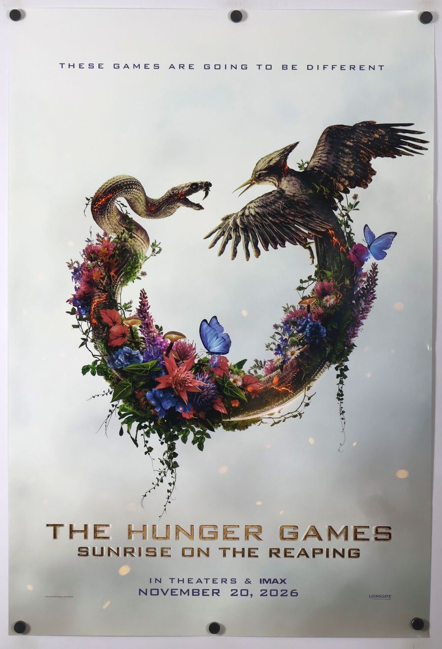 The Hunger Games: Sunrise on the Reaping (2026) original theatrical movie poster - Advance