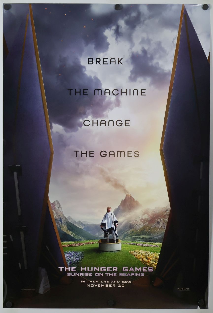The Hunger Games: Sunrise on the Reaping (2026) original theatrical movie poster - Advance Style B