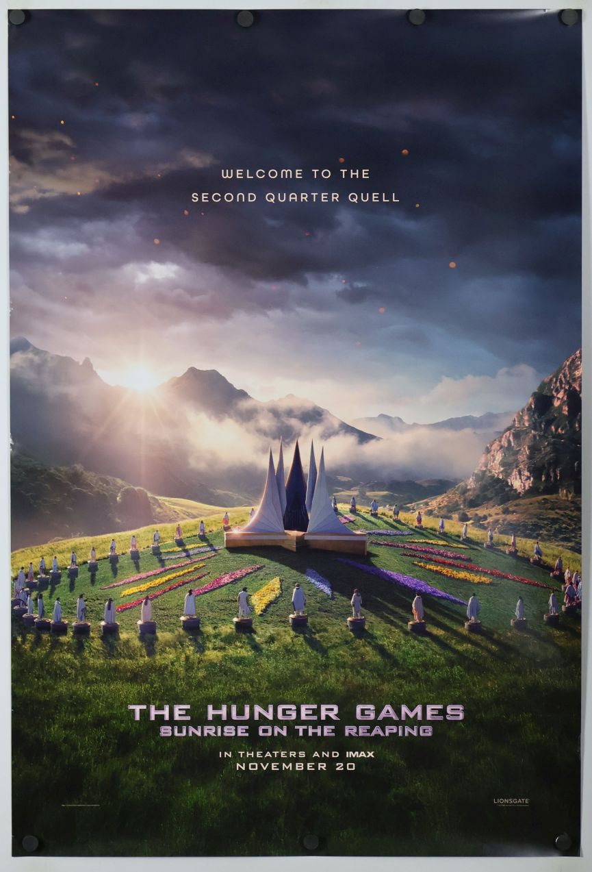 The Hunger Games: Sunrise on the Reaping (2026) original theatrical movie poster - Advance Style C