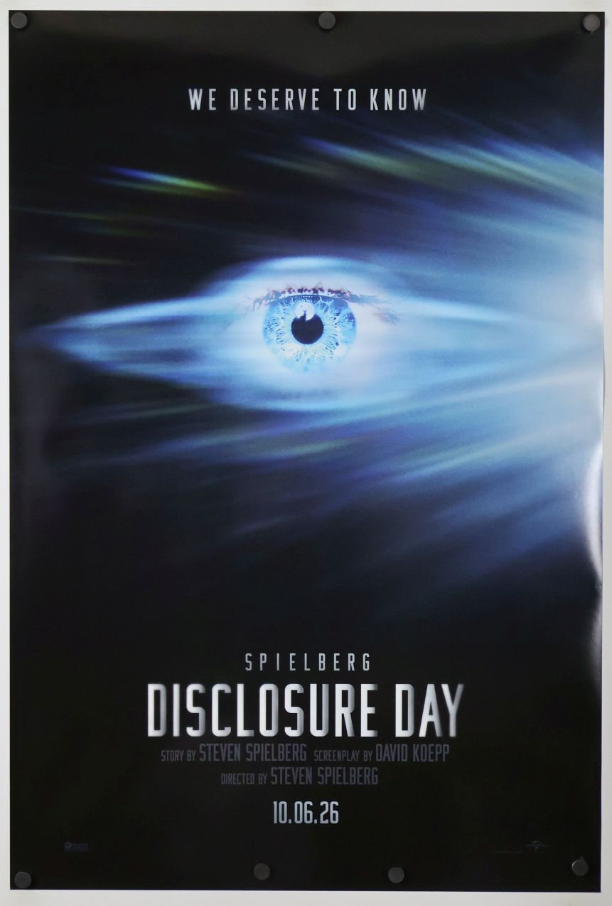 Disclosure Day (2026) original theatrical movie poster - International Advance C