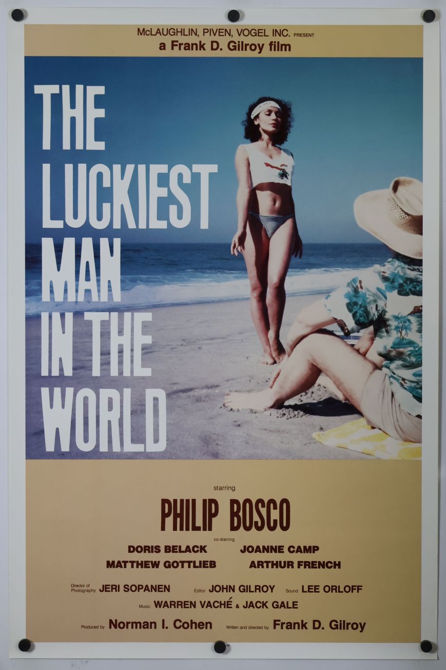 The Luckiest Man in the World (1989) original theatrical movie poster - Final