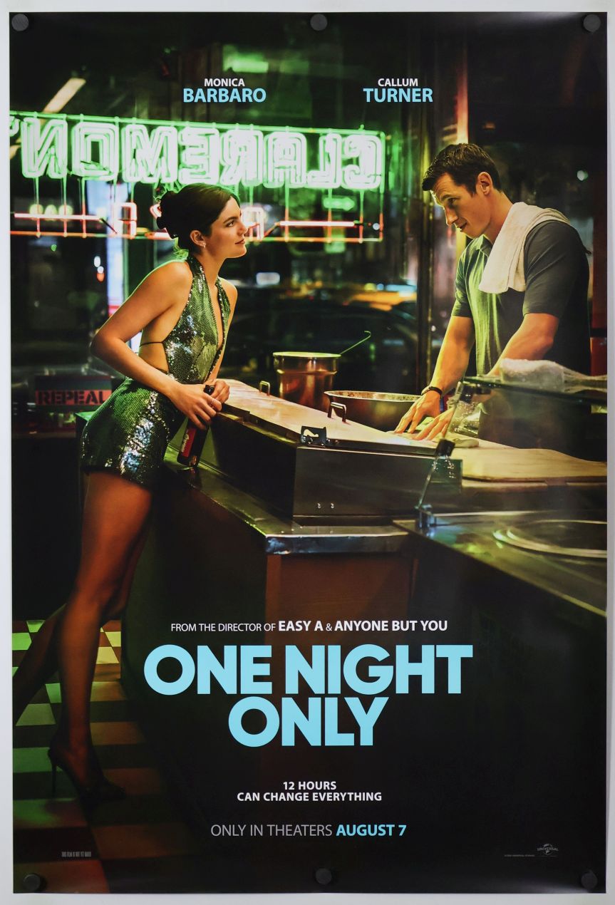 One Night Only (2026) original theatrical movie poster - Advance