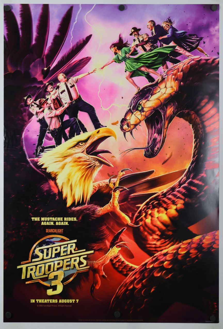 Super Troopers 3 (2026) original theatrical movie poster - Advance