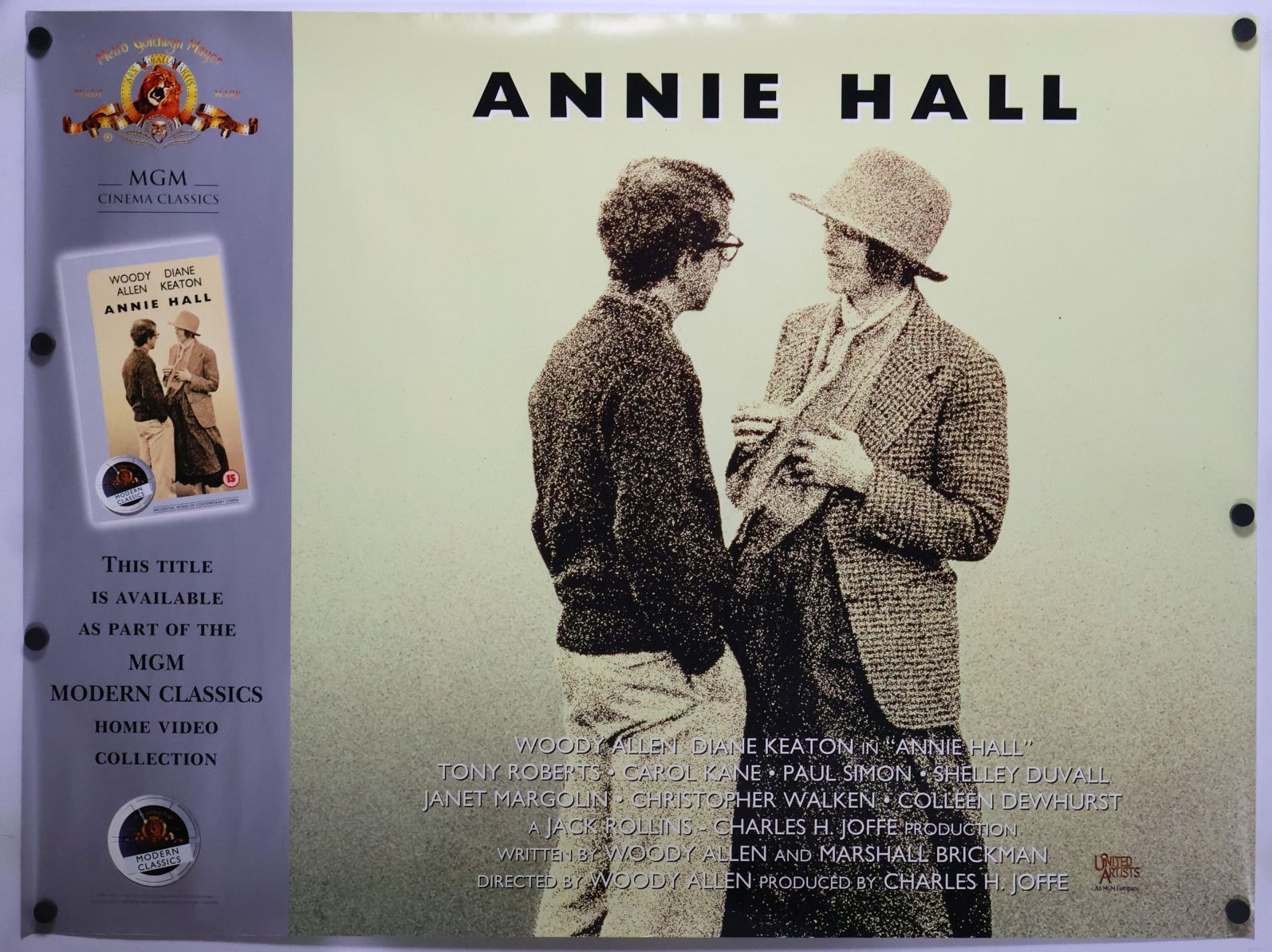 Annie Hall (1997) original theatrical movie poster - Final