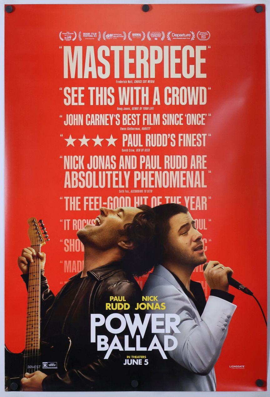 Power Ballad (2026) original theatrical movie poster - Final