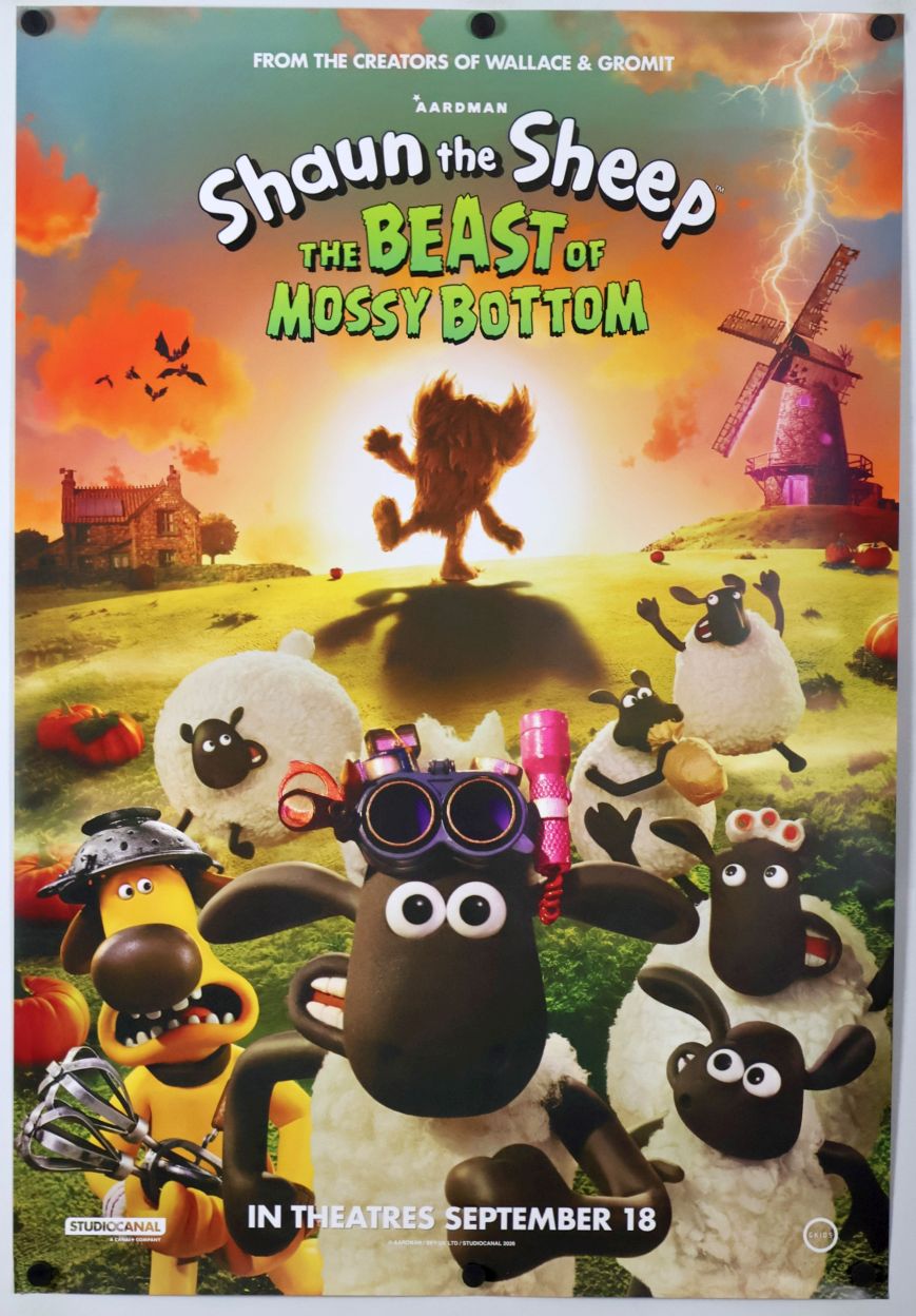 Shaun the Sheep: The Beast of Mossy Bottom (2026) original theatrical movie poster - Advance