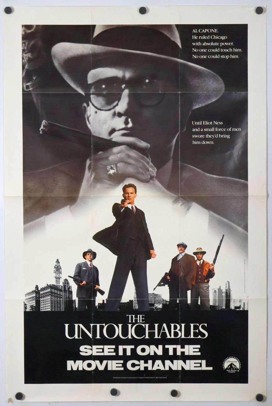 The Untouchables (1987) original theatrical movie poster - Movie Channel