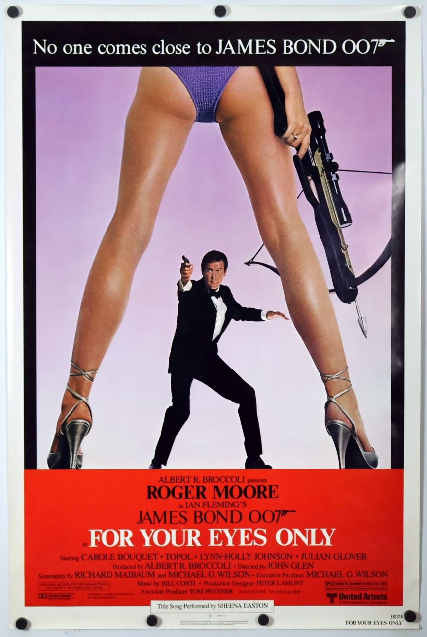 For Your Eyes Only (1981) original theatrical movie poster - Final
