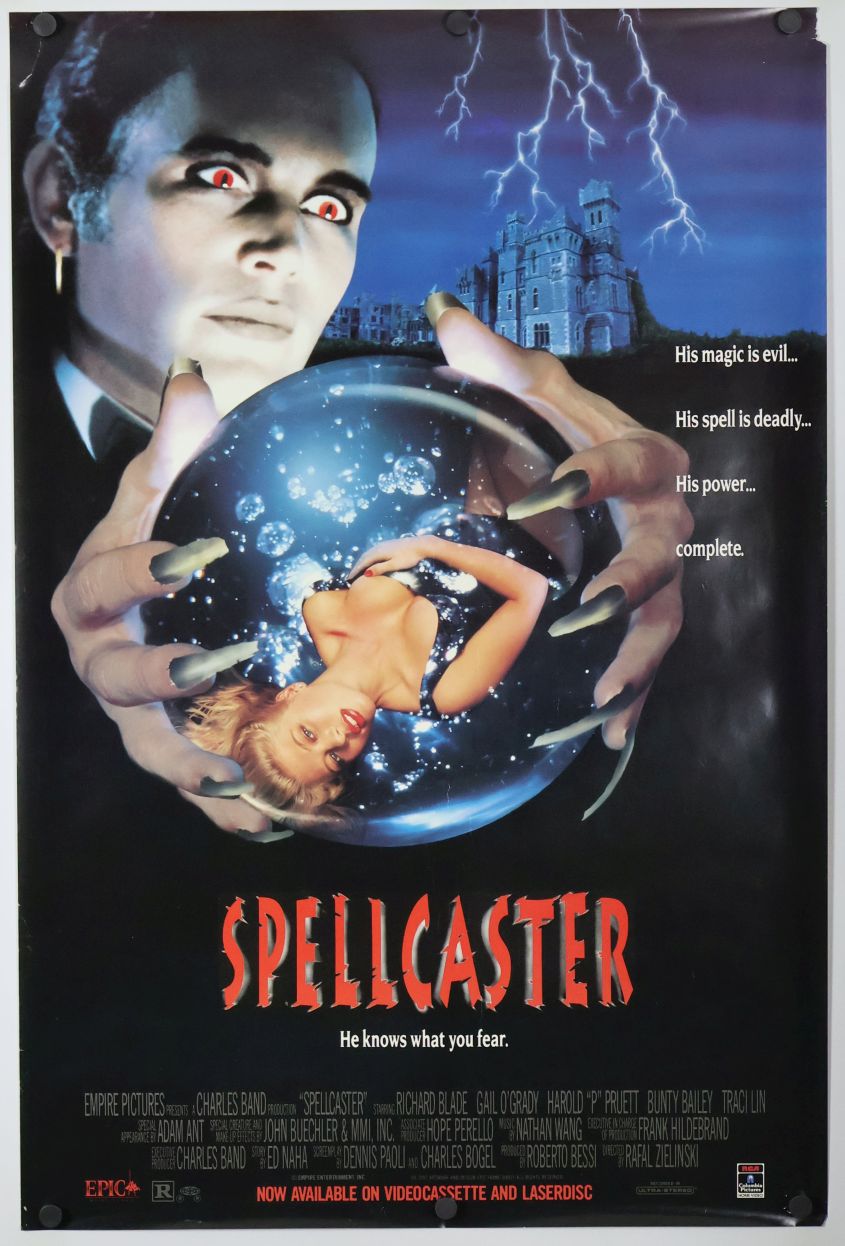 Spellcaster (1988) original theatrical movie poster - Video
