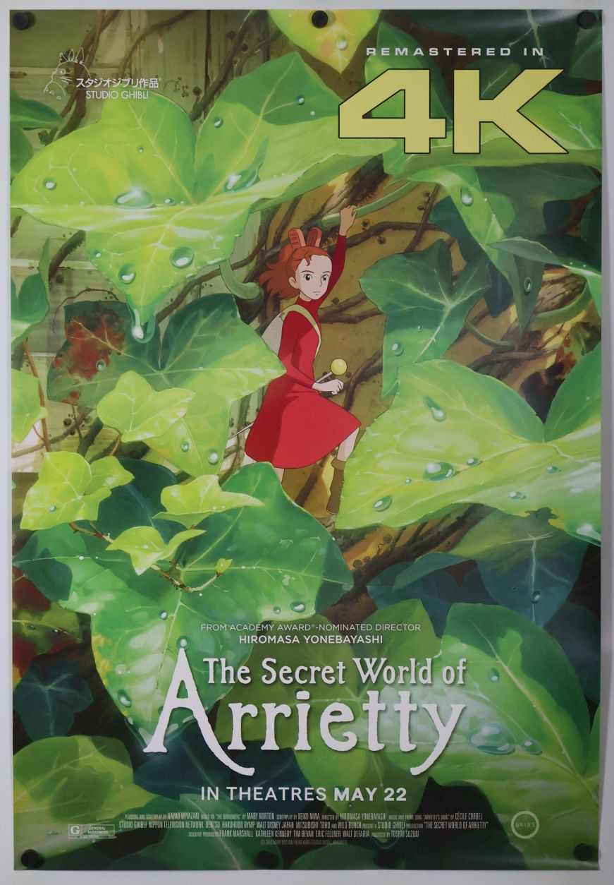 The Secret World of Arrietty (2026) original theatrical movie poster - Re-Release