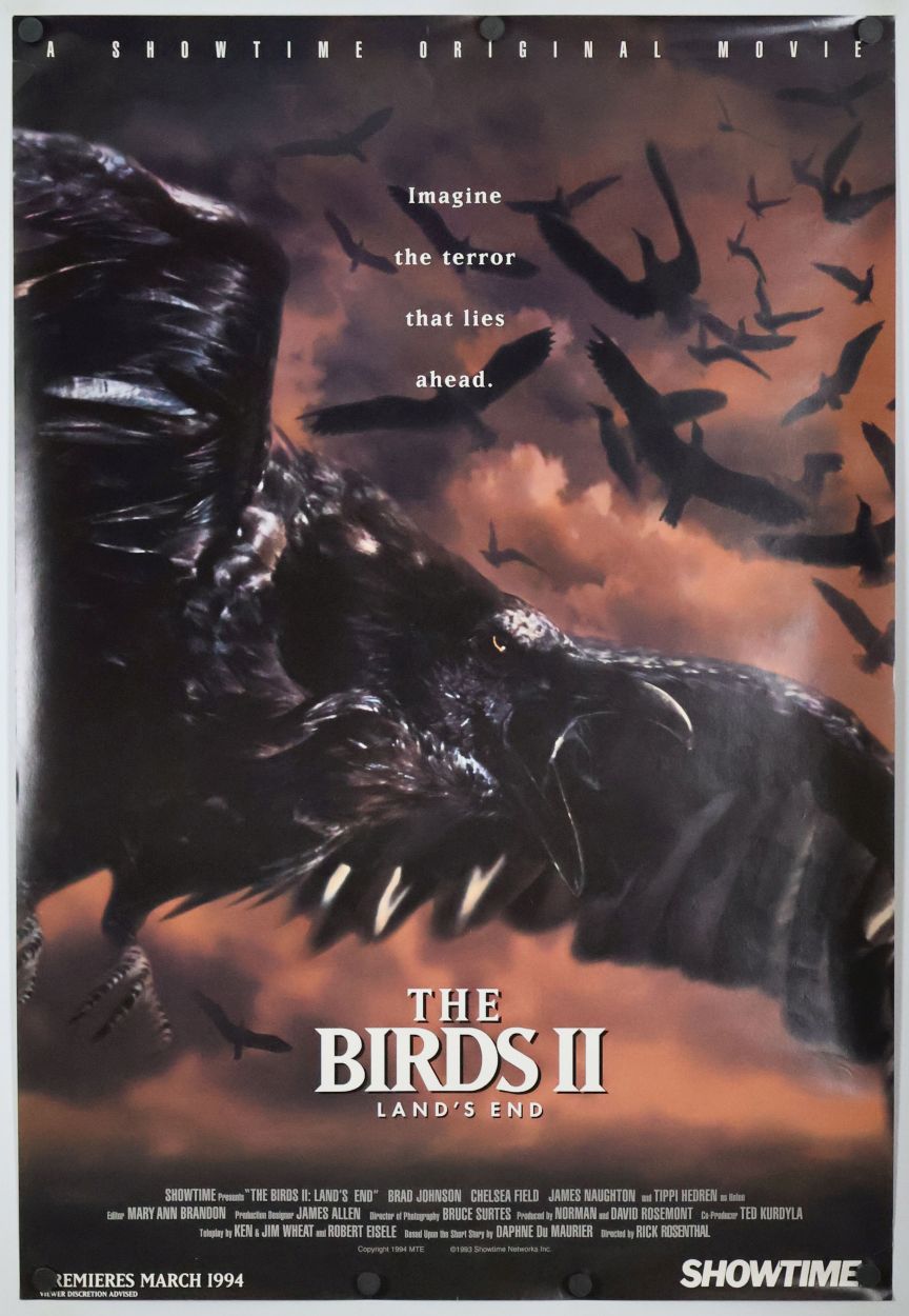 The Birds II: Land's End (1994) original theatrical movie poster - Video