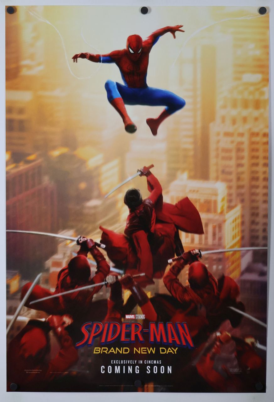 Spider-Man: Brand New Day (2026) original theatrical movie poster - International Advance B