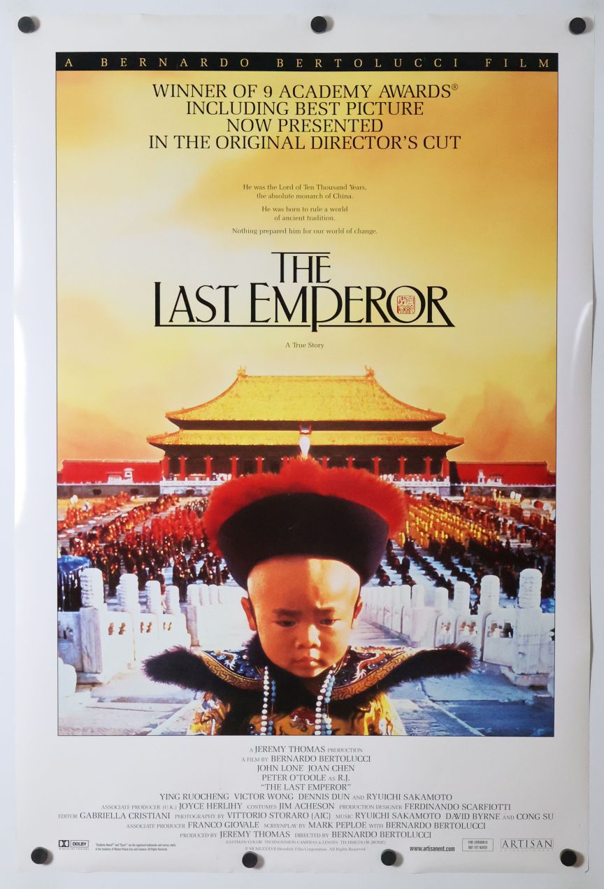 The Last Emperor (1987) original theatrical movie poster - Awards Style