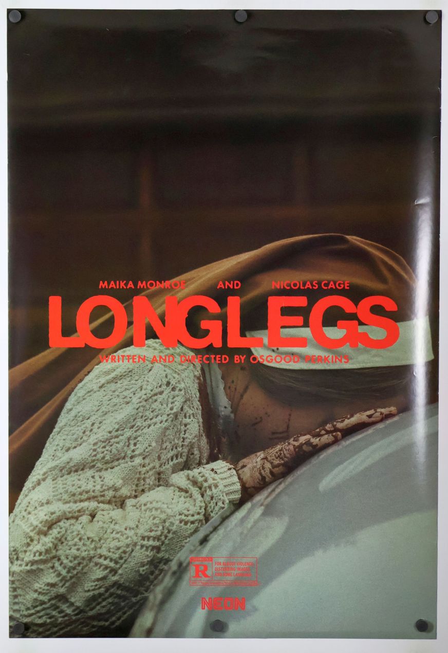 Longlegs (2024) original theatrical movie poster - Advance