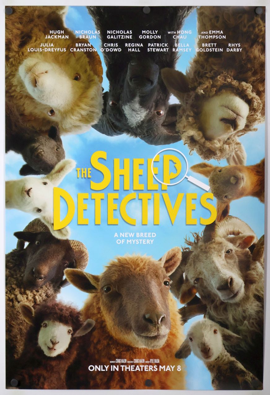 The Sheep Detectives (2026) original theatrical movie poster - Advance
