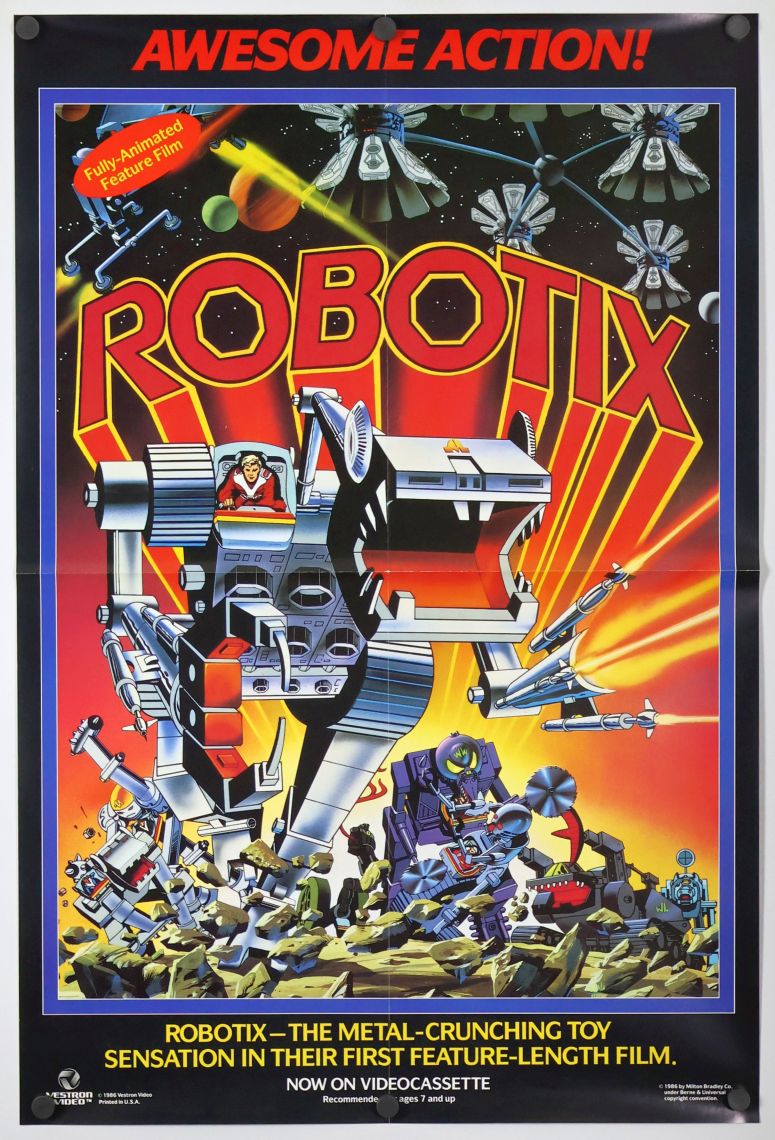 Robotix (1990) original theatrical movie poster - Video