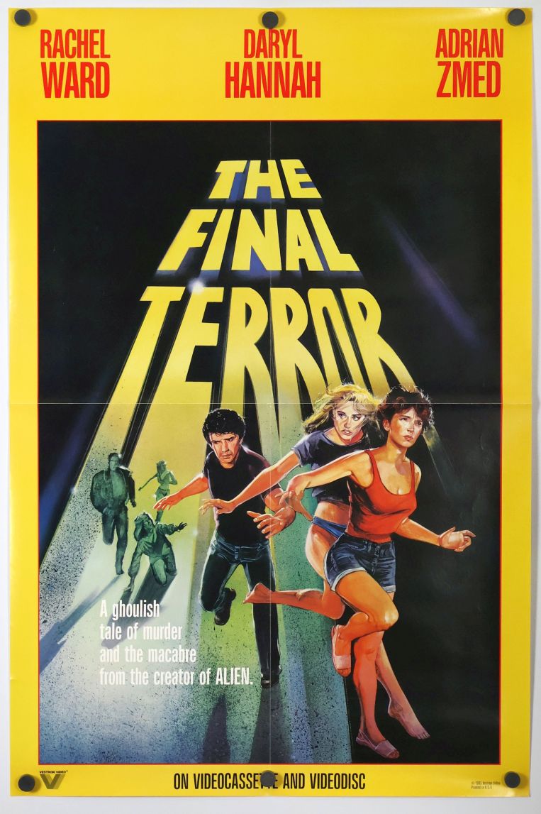The Final Terror (1983) original theatrical movie poster - Video