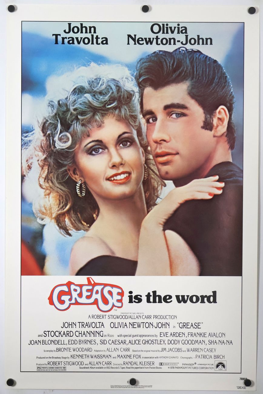 Grease (1978) original theatrical movie poster - Final